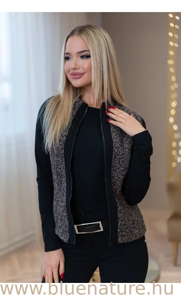 Zaira kardigán - Barna