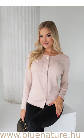 PIETRA kardigán - Drapp