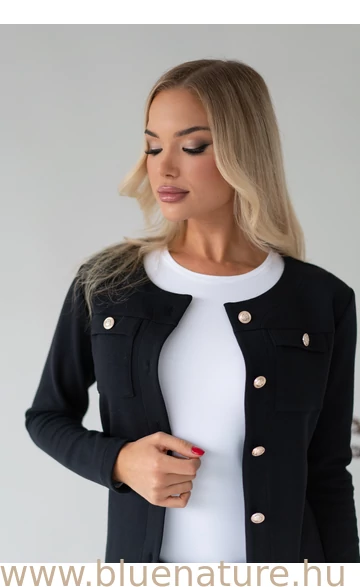 PIETRA kardigán - Fekete