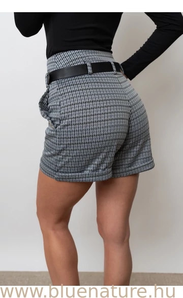 EDINA öves Short  - Szürke/fekete