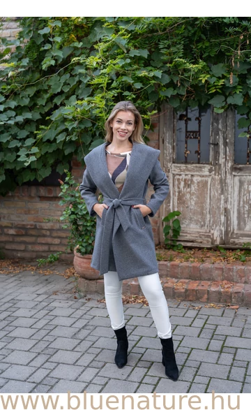 NIARA szövet kabát  - Szürke 