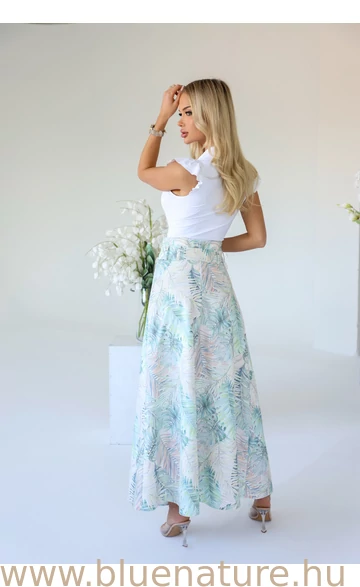 Dolly maxi szoknya - Színes levél/mintás 