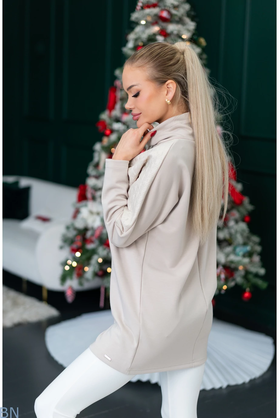 NORIS tunika - Drapp 