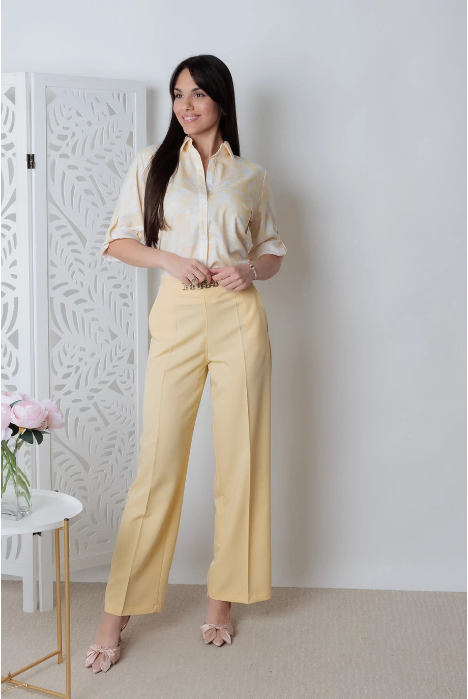 KORINA ing - Sárga/mintás 